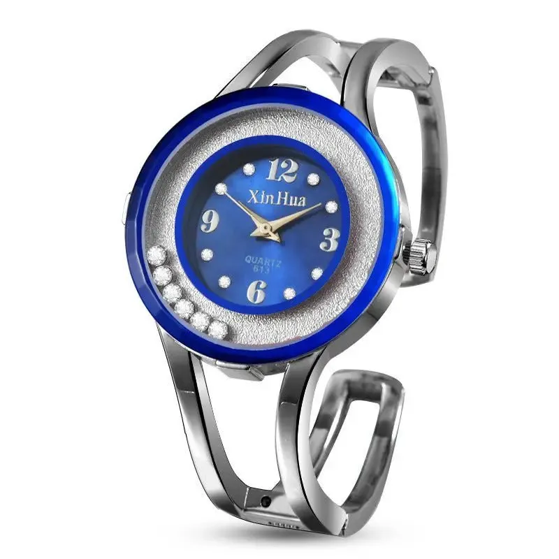 Ladies Bracelet Watch with Quartz Movement & Siamese Buckle