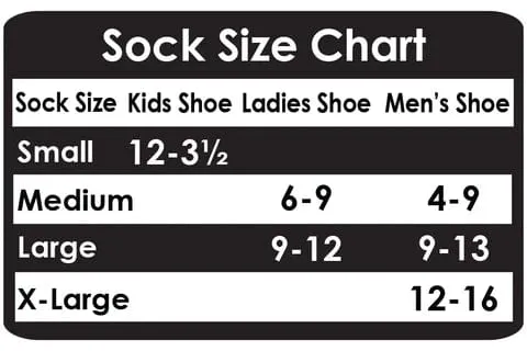 LADIES EVERYDAY CREW SOCK  BK/GY