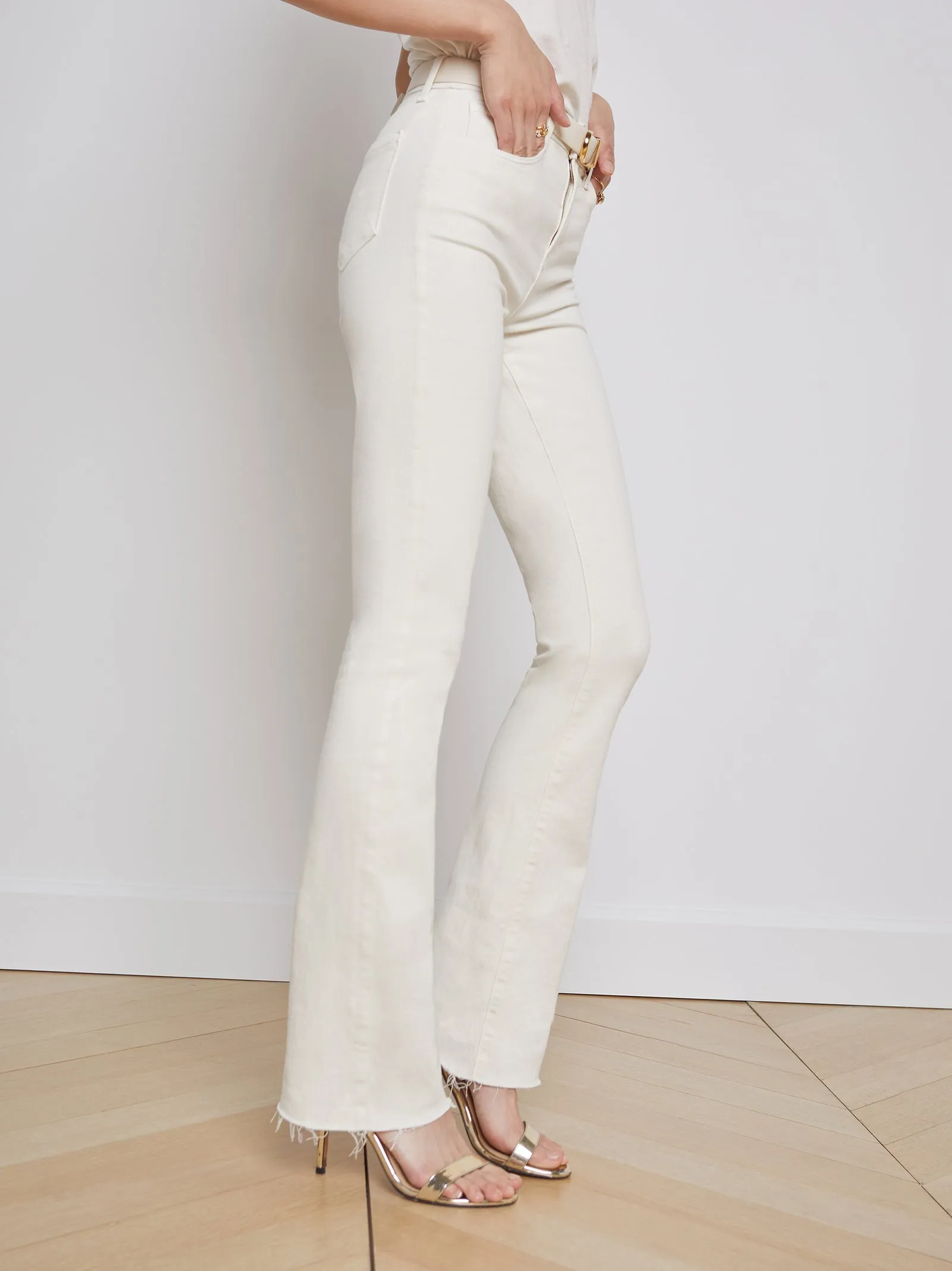 L'AGENCE RUTH HIGH-RISE STRAIGHT-LEG JEAN