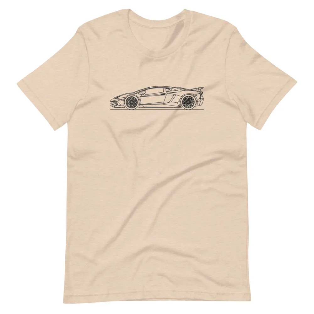 Lamborghini Aventador SV silhouette T-shirt