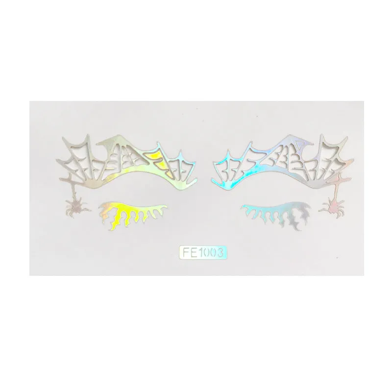 Laser hollow out eyebrow sticker