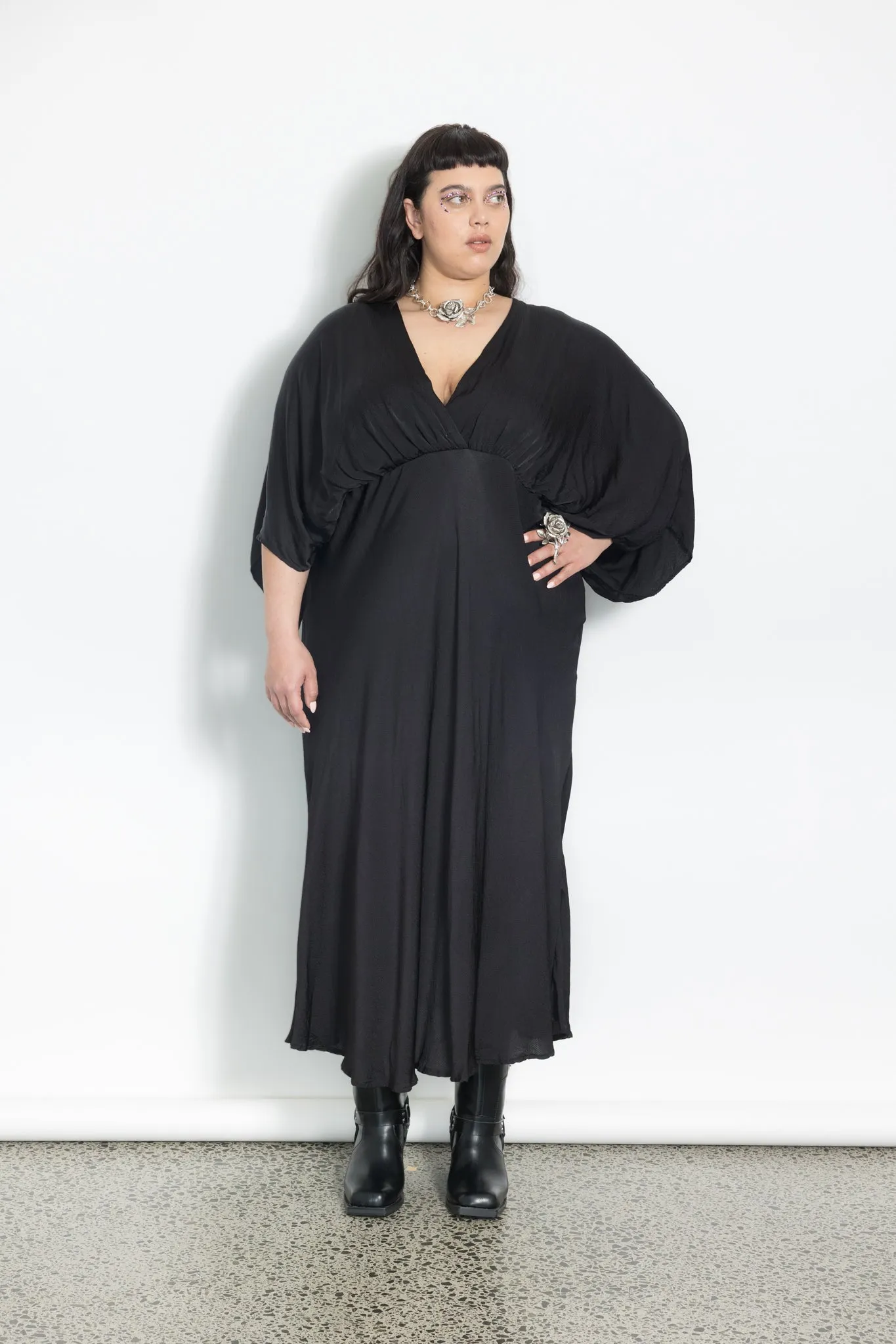 Last One 4XL - Slinky Dress - Black