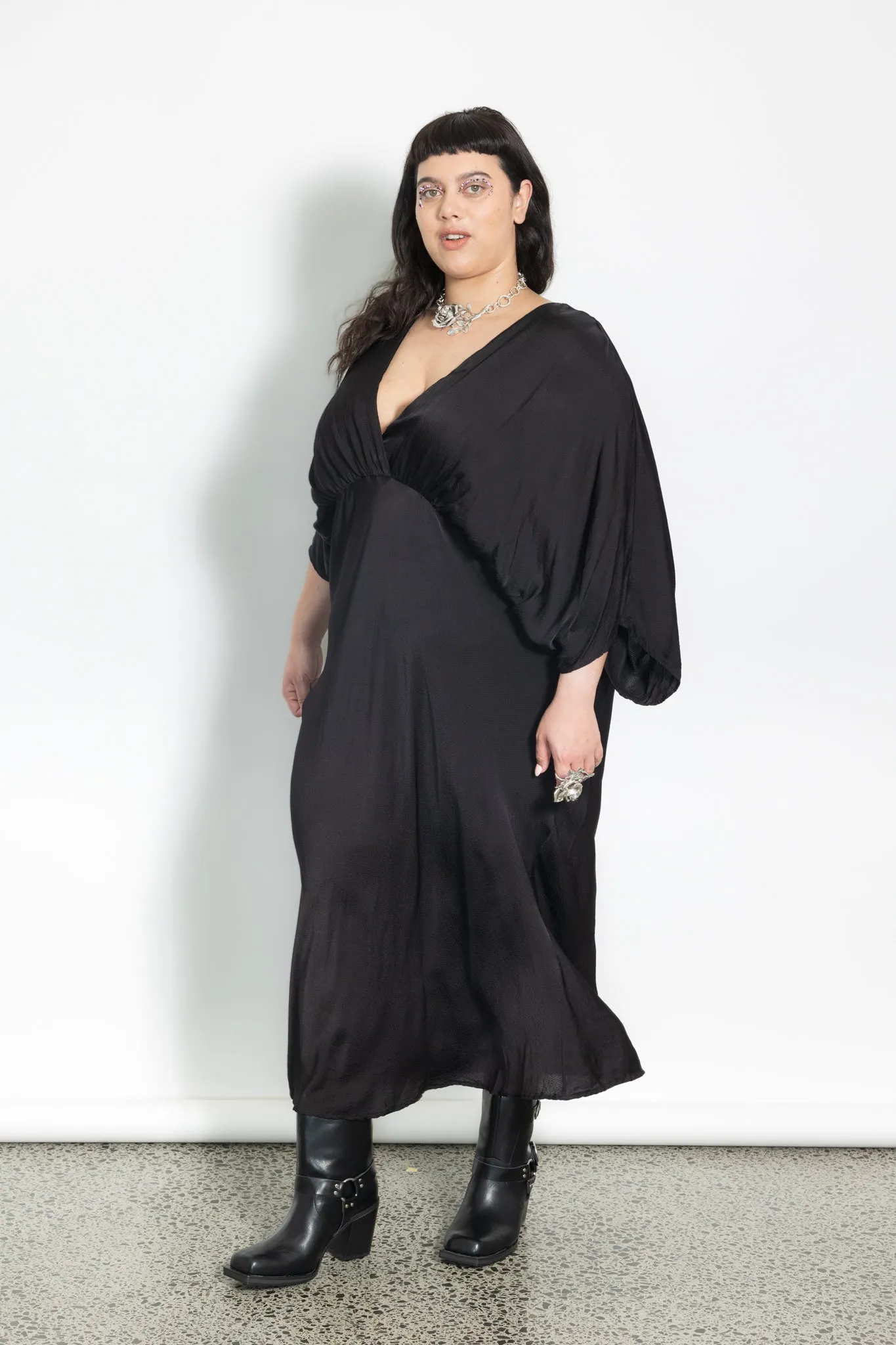 Last One 4XL - Slinky Dress - Black