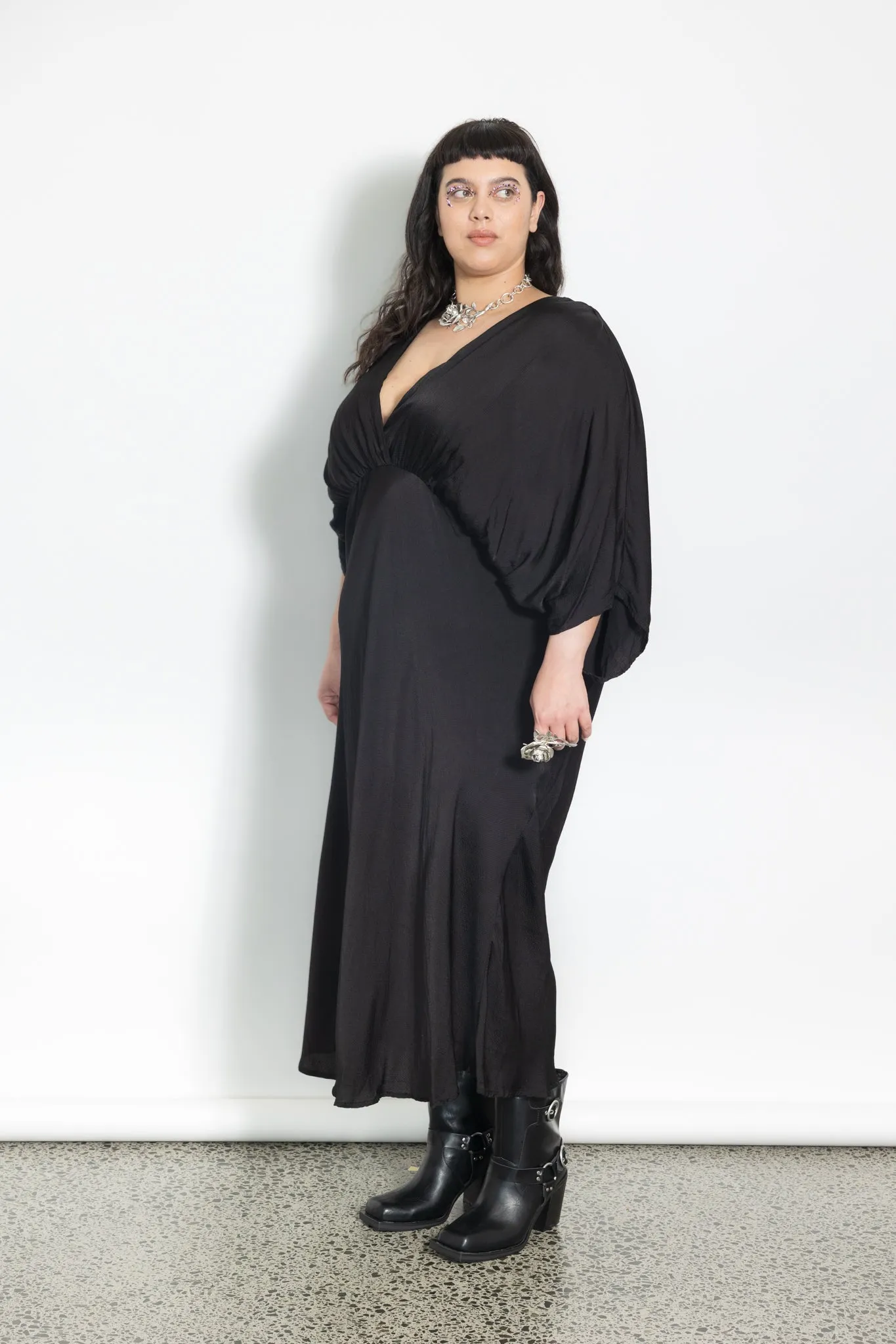 Last One 4XL - Slinky Dress - Black