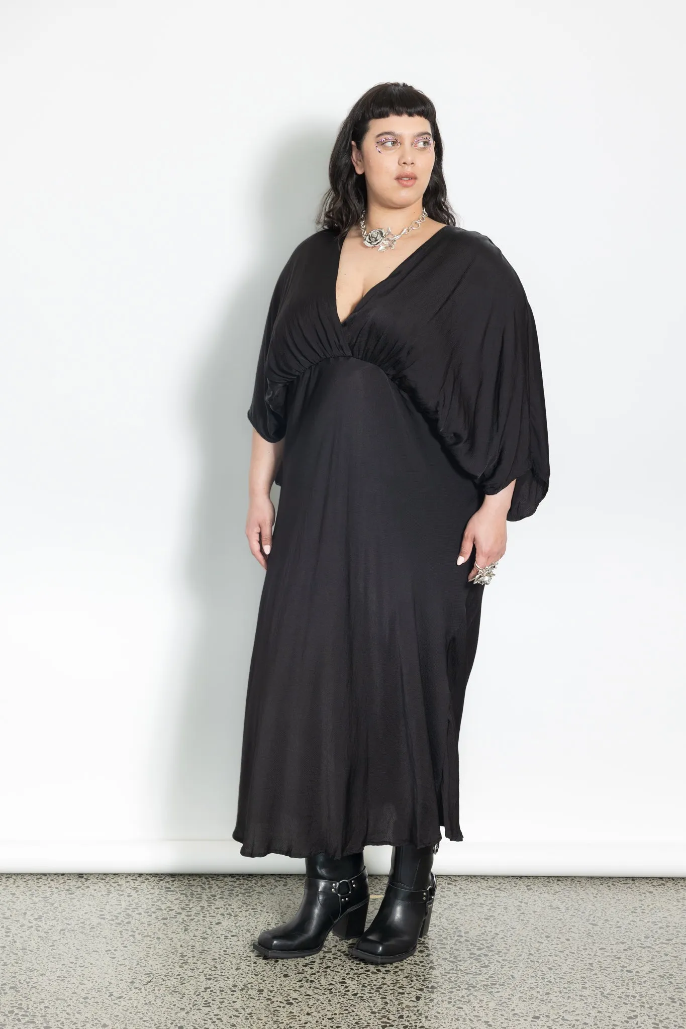 Last One 4XL - Slinky Dress - Black