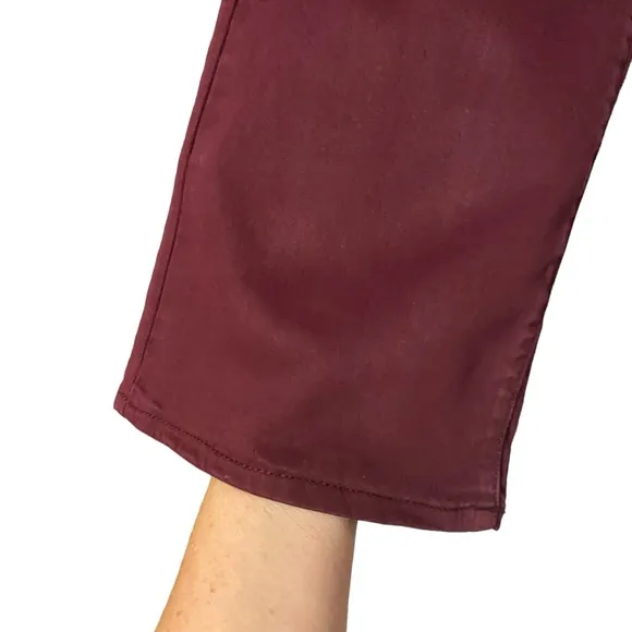 Lauren Ralph Lauren Premier Straight Jeans Maroon