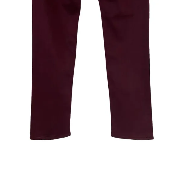 Lauren Ralph Lauren Premier Straight Jeans Maroon