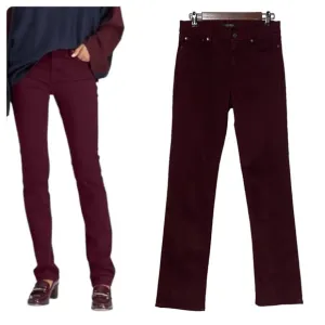 Lauren Ralph Lauren Premier Straight Jeans Maroon