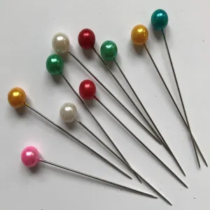 Laying Pins - Cutting Pins Pearl Headed