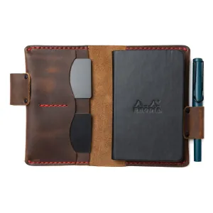 Leather Rhodia A6 Cover
