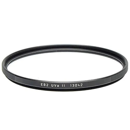 Leica E82 82mm UVa II Glass Filter, Black
