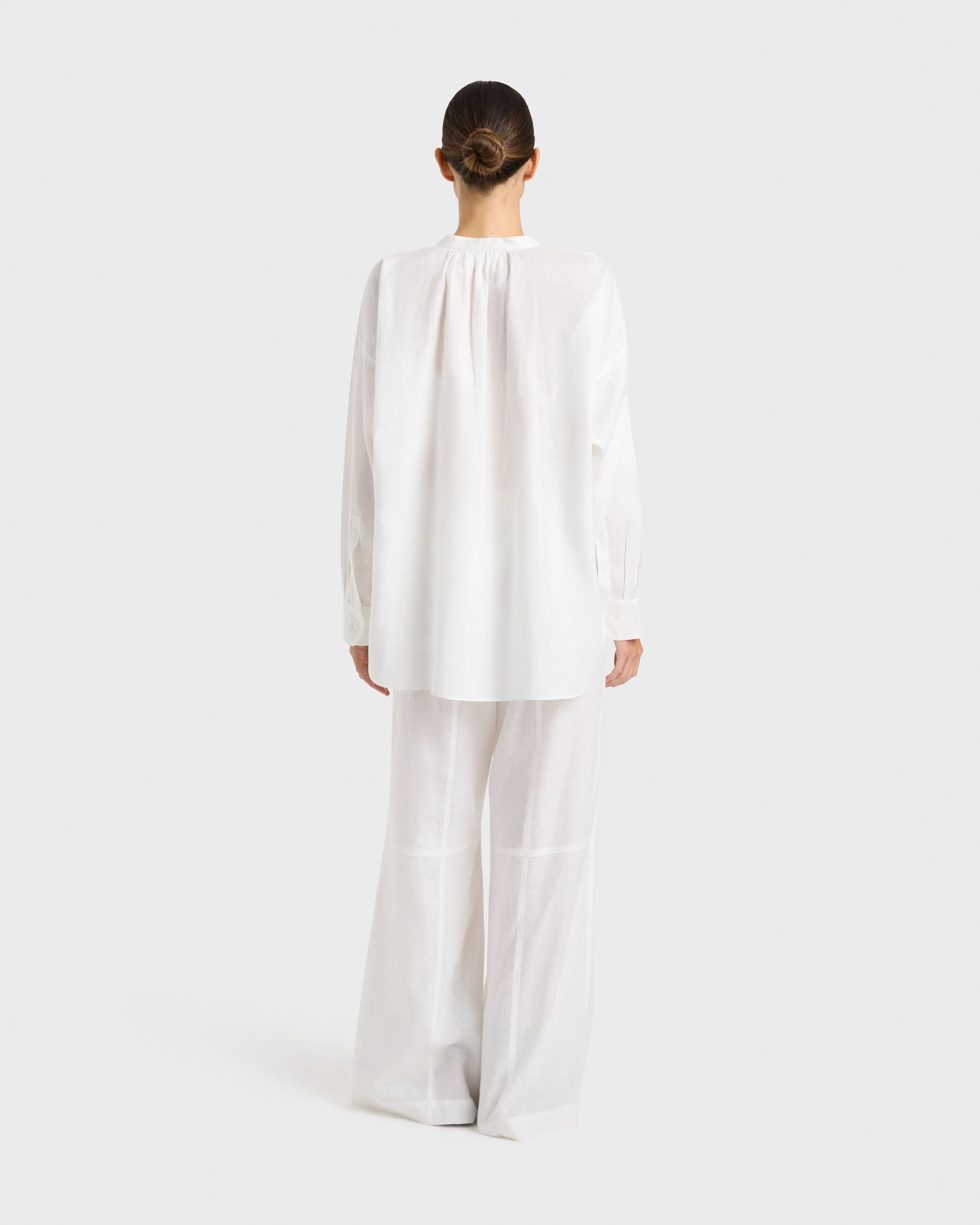 Leiden Long Sleeve Shirt - White