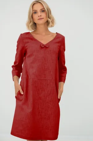 LeMuse SUN dress, Red, M
