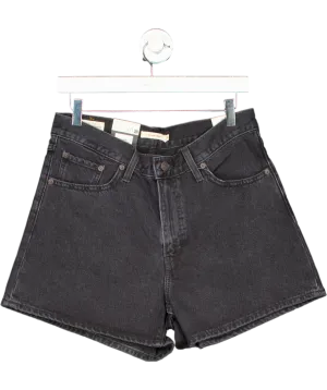 levis Black 80s Mom Shorts W30