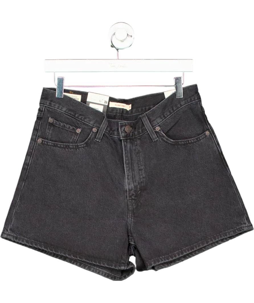 levis Black 80s Mom Shorts W30