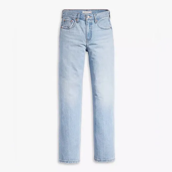 LEVI’S LOW PRO MID RISE STRAIGHT LEG JEANS Light Wash 28