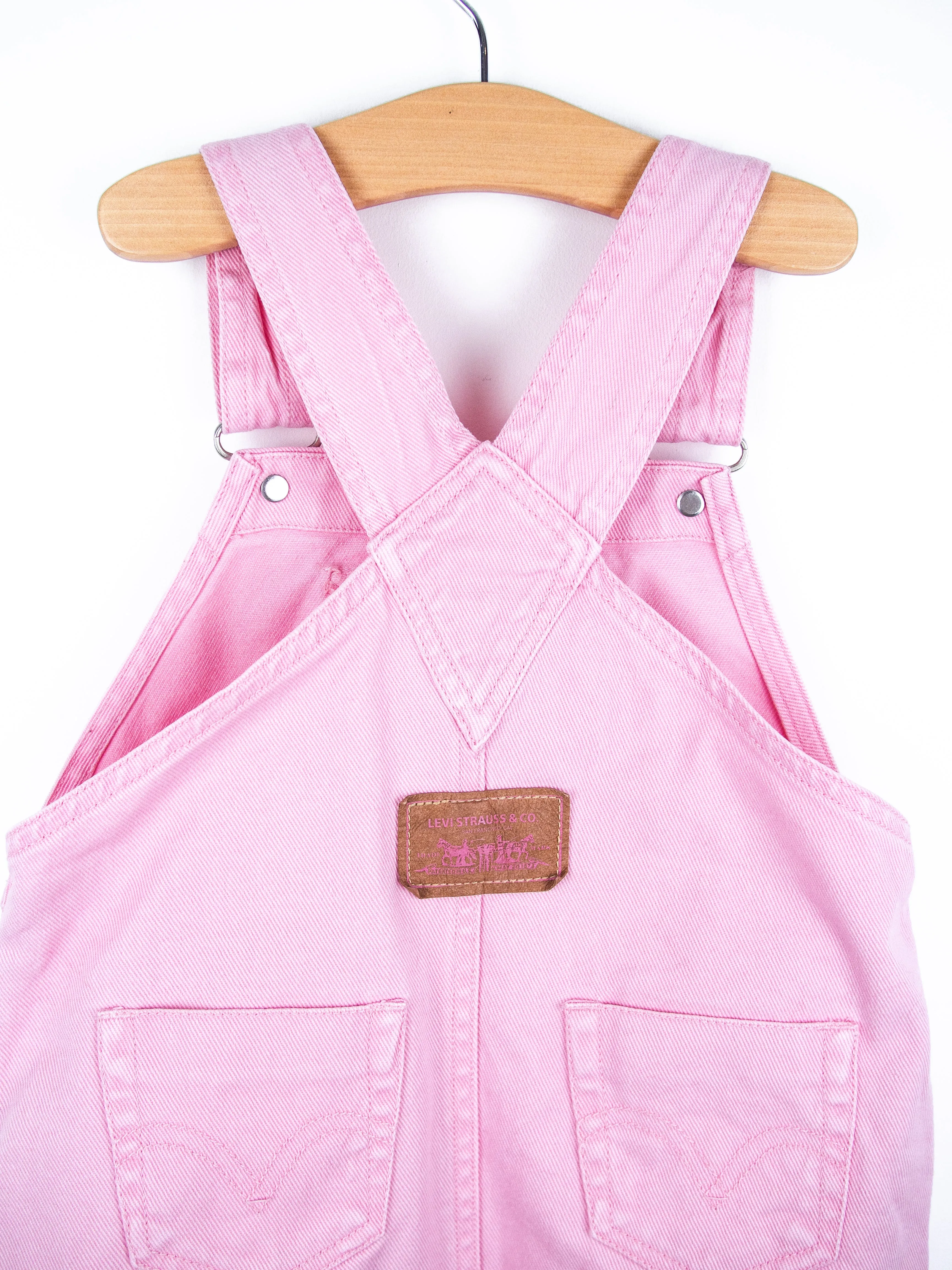 Levi's Pink Denim Dungaree Dress - Age 4T