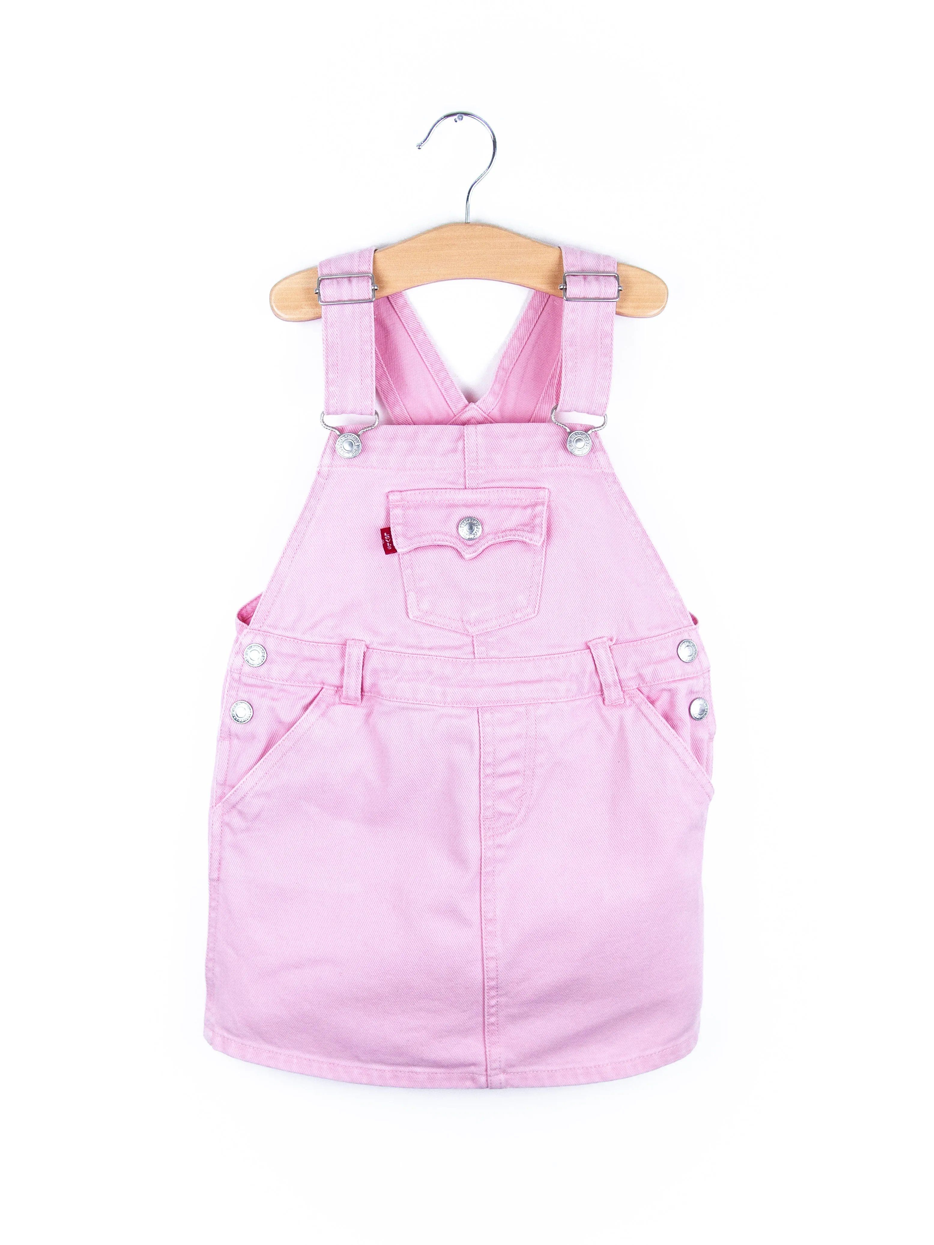 Levi's Pink Denim Dungaree Dress - Age 4T