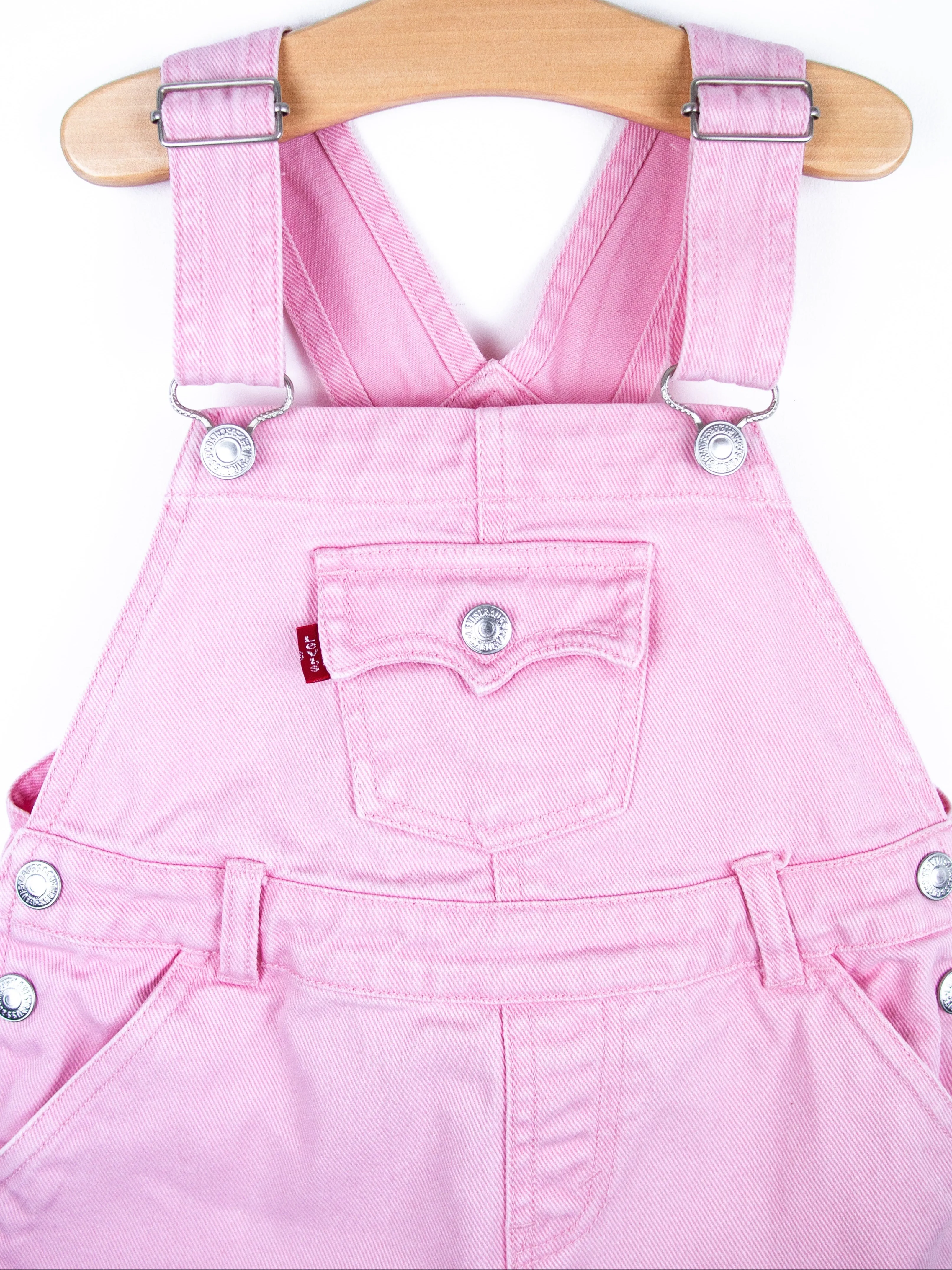 Levi's Pink Denim Dungaree Dress - Age 4T