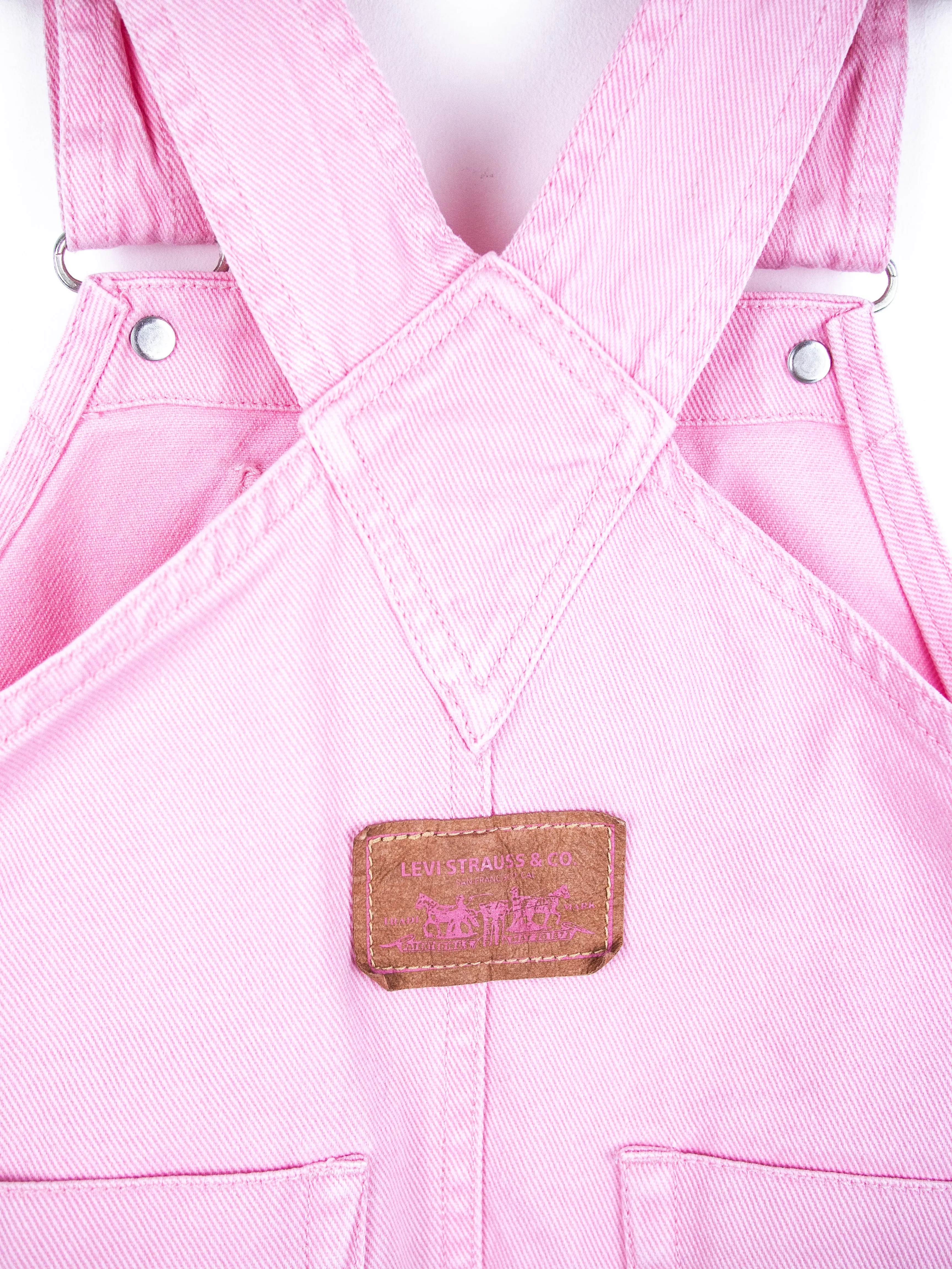Levi's Pink Denim Dungaree Dress - Age 4T