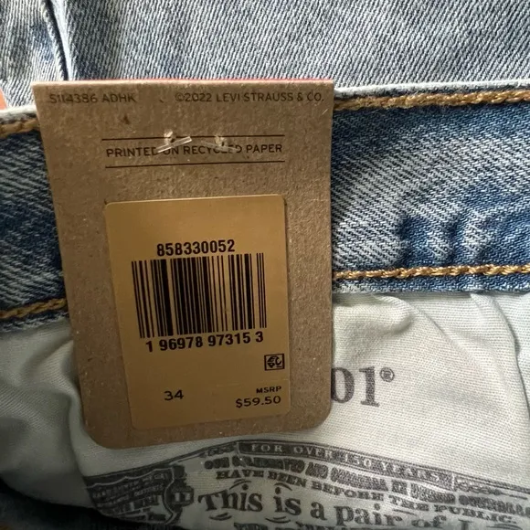 Levi's Premium 501 Mid Thigh Women’s Shorts