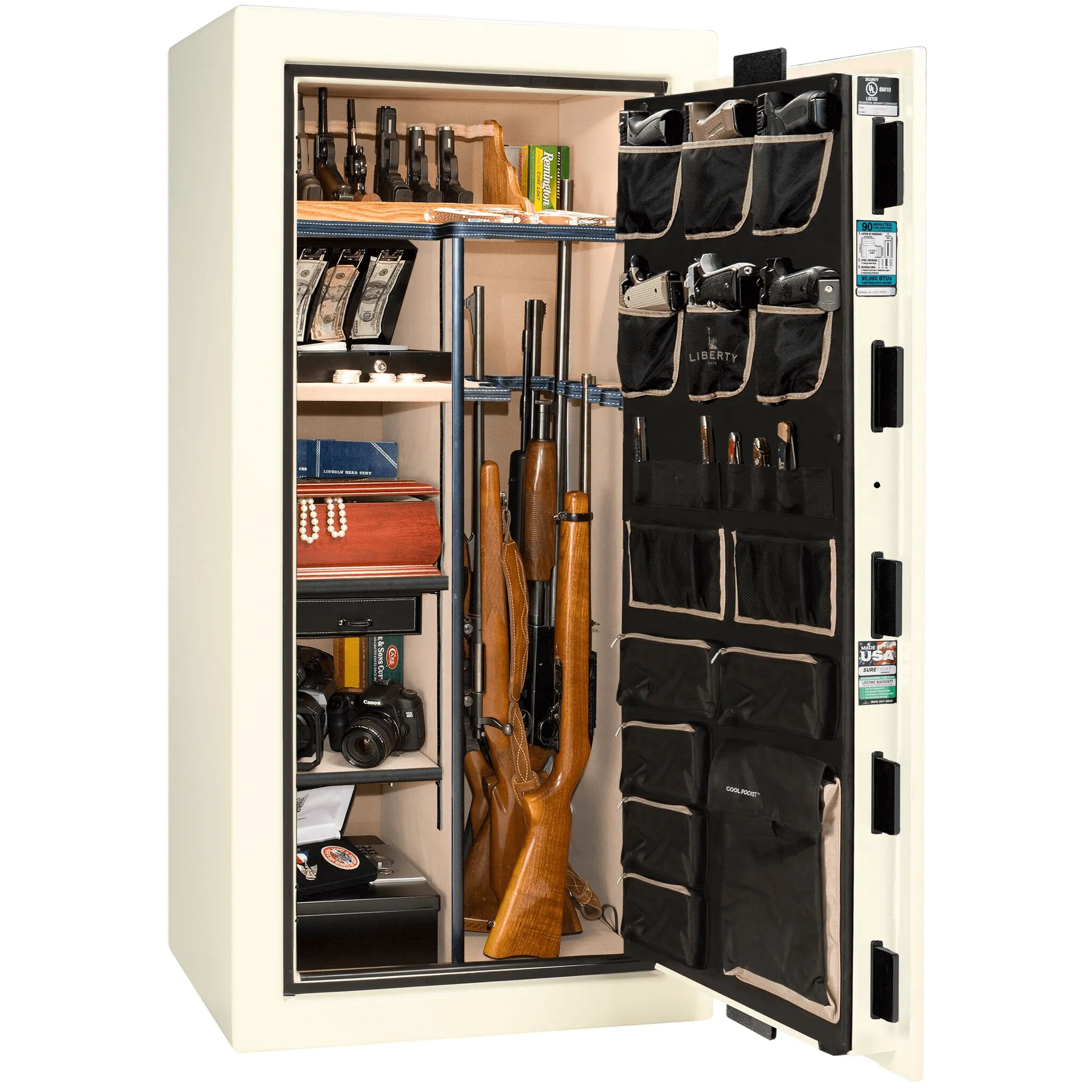 Liberty Lincoln 25 Gun Safe with Mechanical Lock