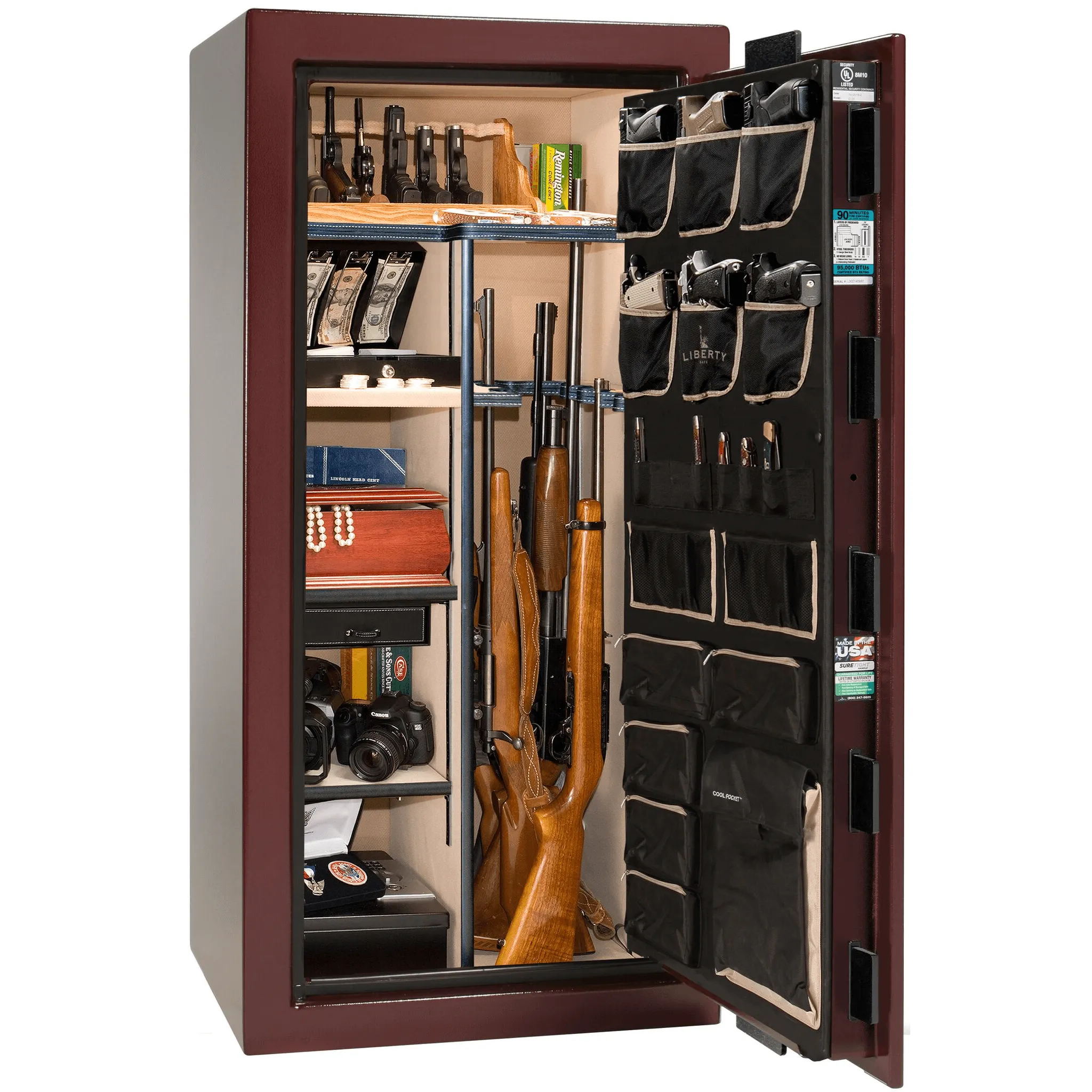 Liberty Lincoln 25 Gun Safe with Mechanical Lock