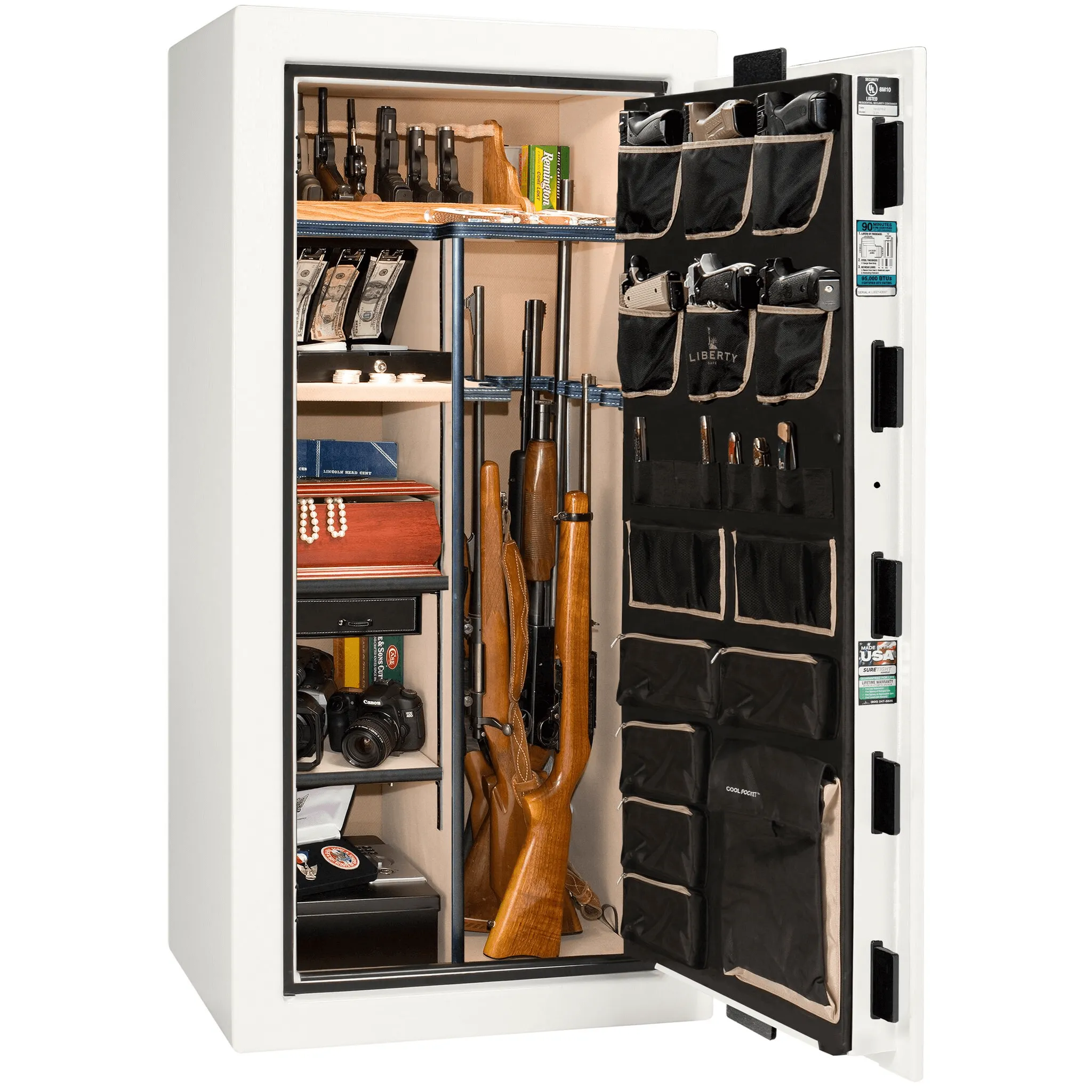 Liberty Lincoln 25 Gun Safe with Mechanical Lock