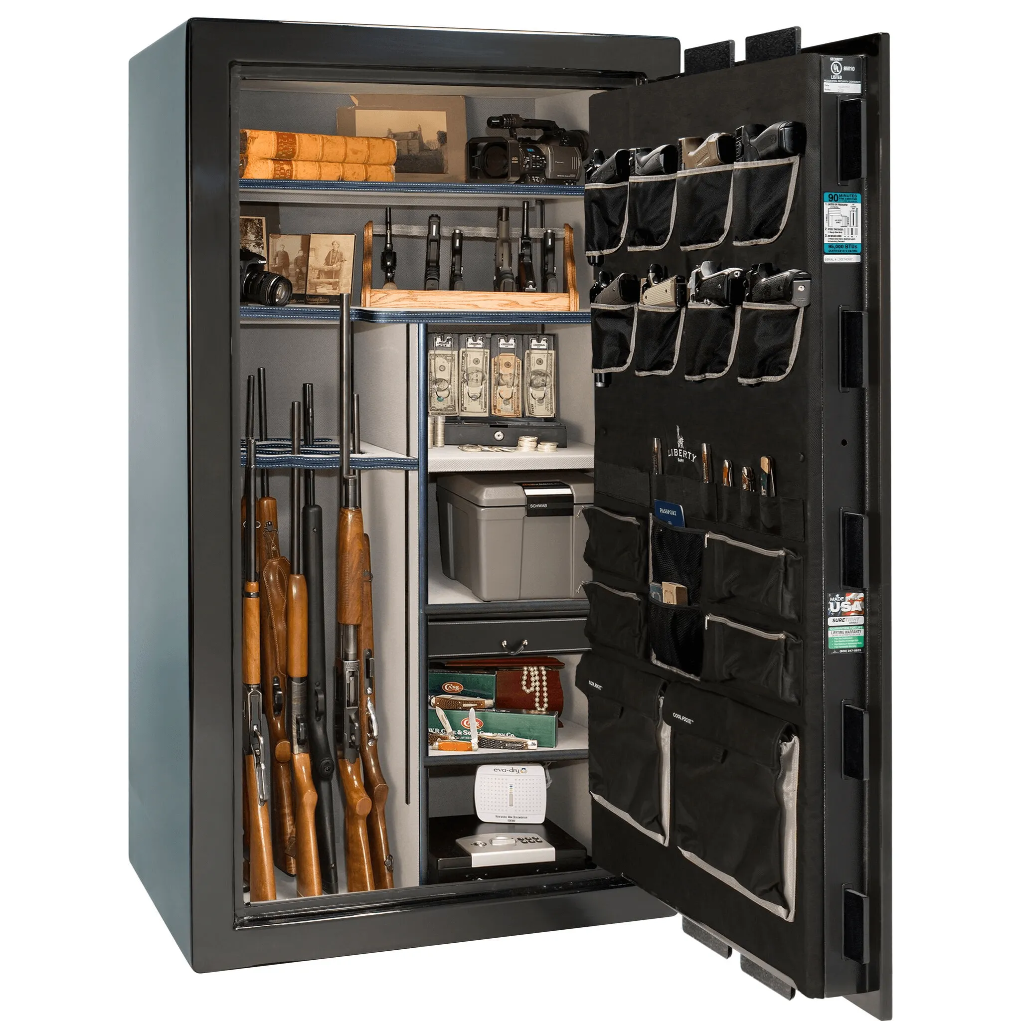 Liberty Lincoln 40 Gun Safe with Mechanical Lock