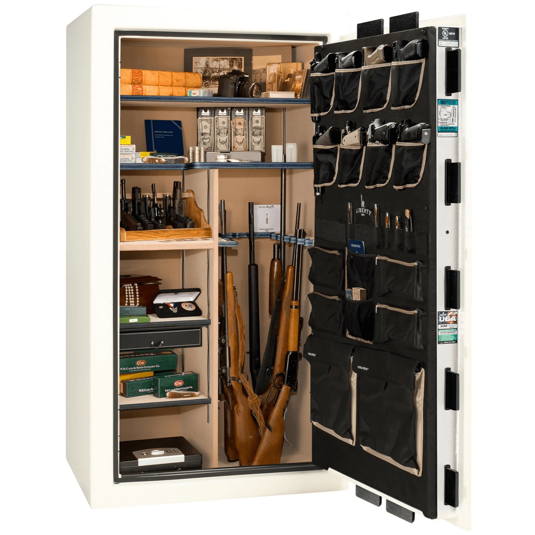 Liberty Lincoln 40 Gun Safe with Mechanical Lock