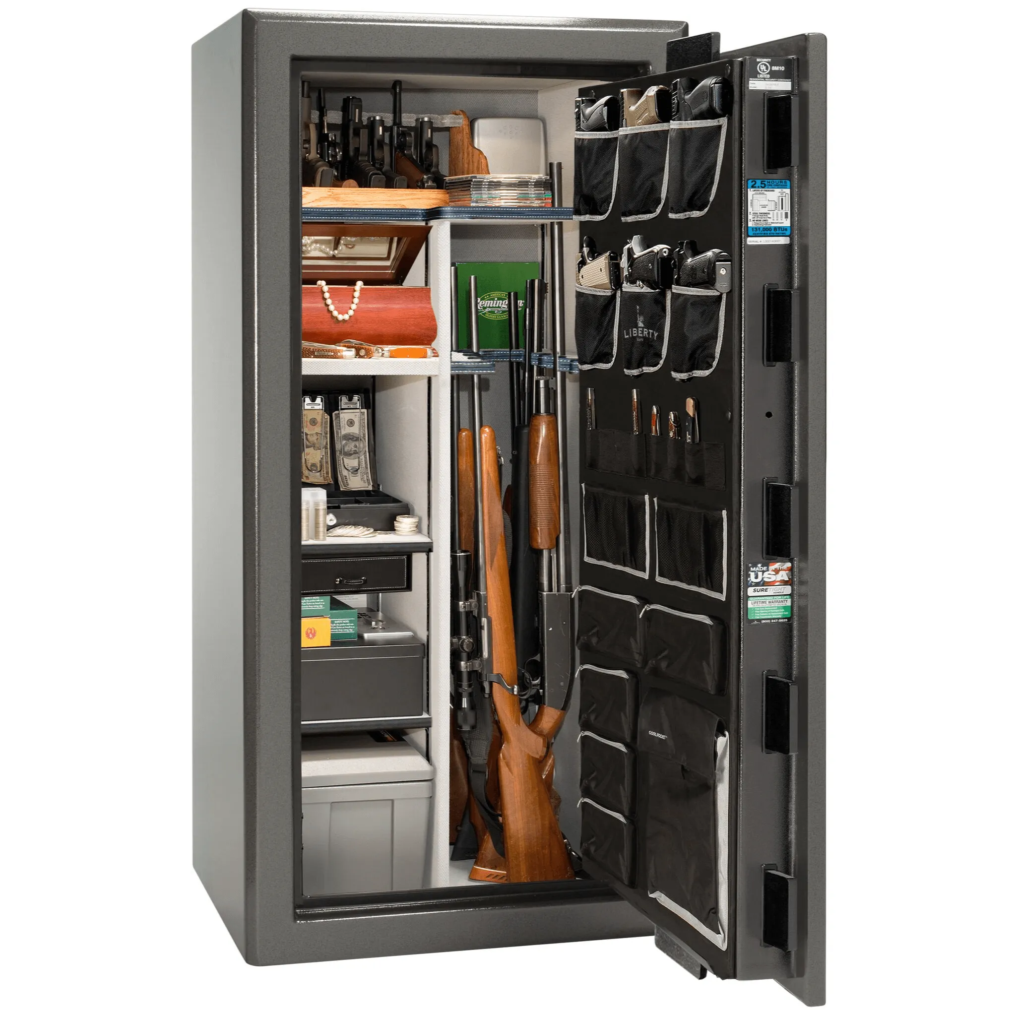 Liberty Presidential 25 Gun Safe with Mechanical Lock