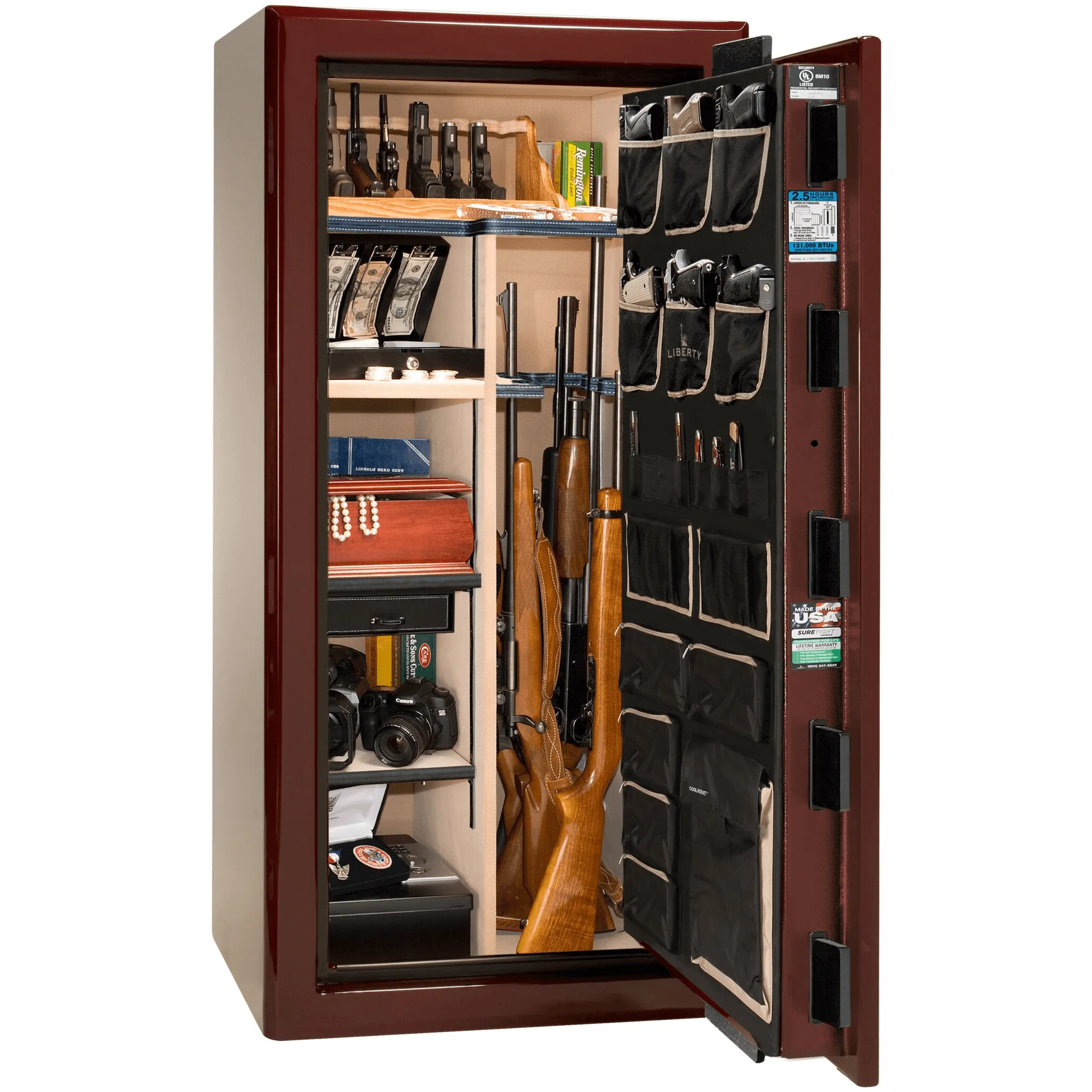 Liberty Presidential 25 Gun Safe with Mechanical Lock
