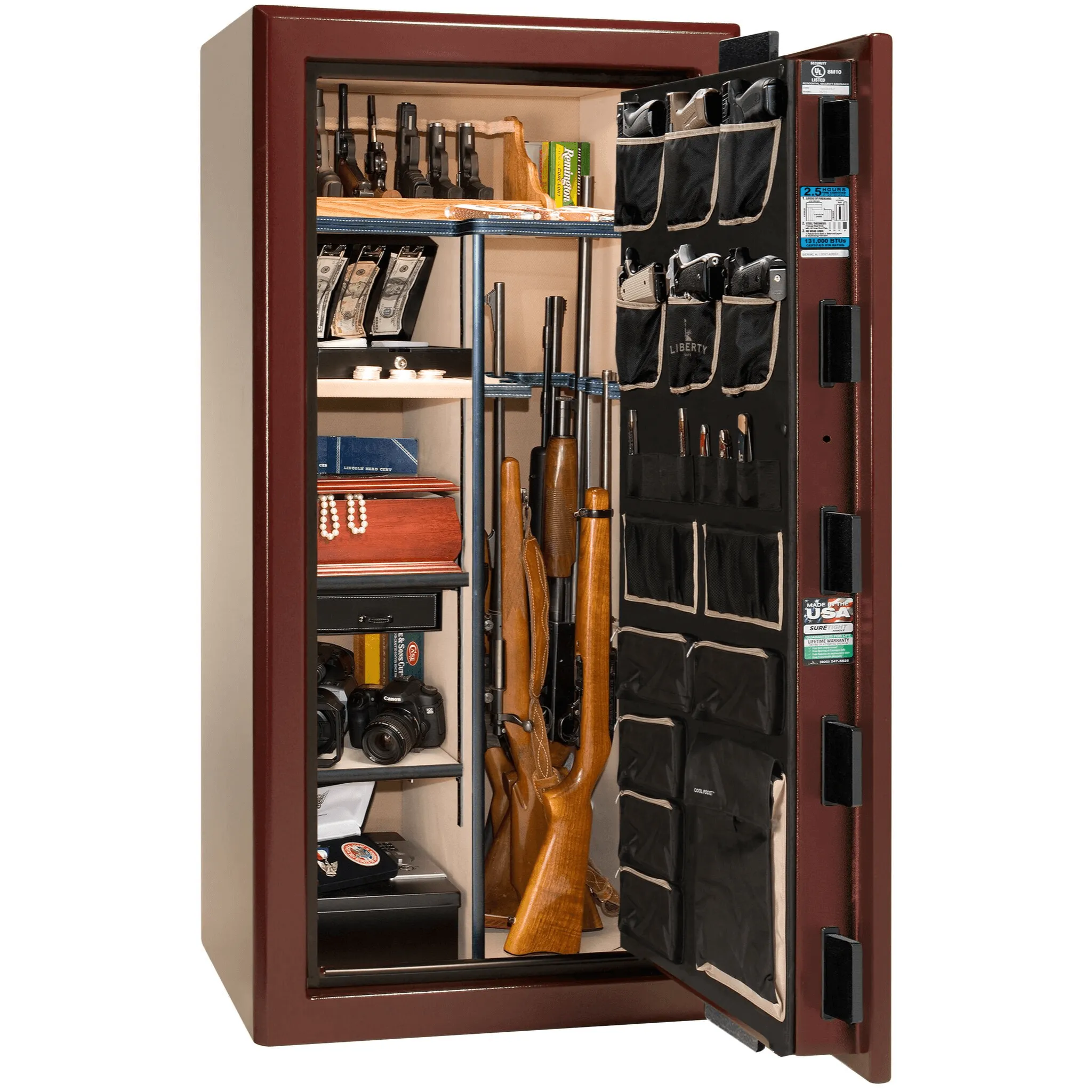 Liberty Presidential 25 Gun Safe with Mechanical Lock