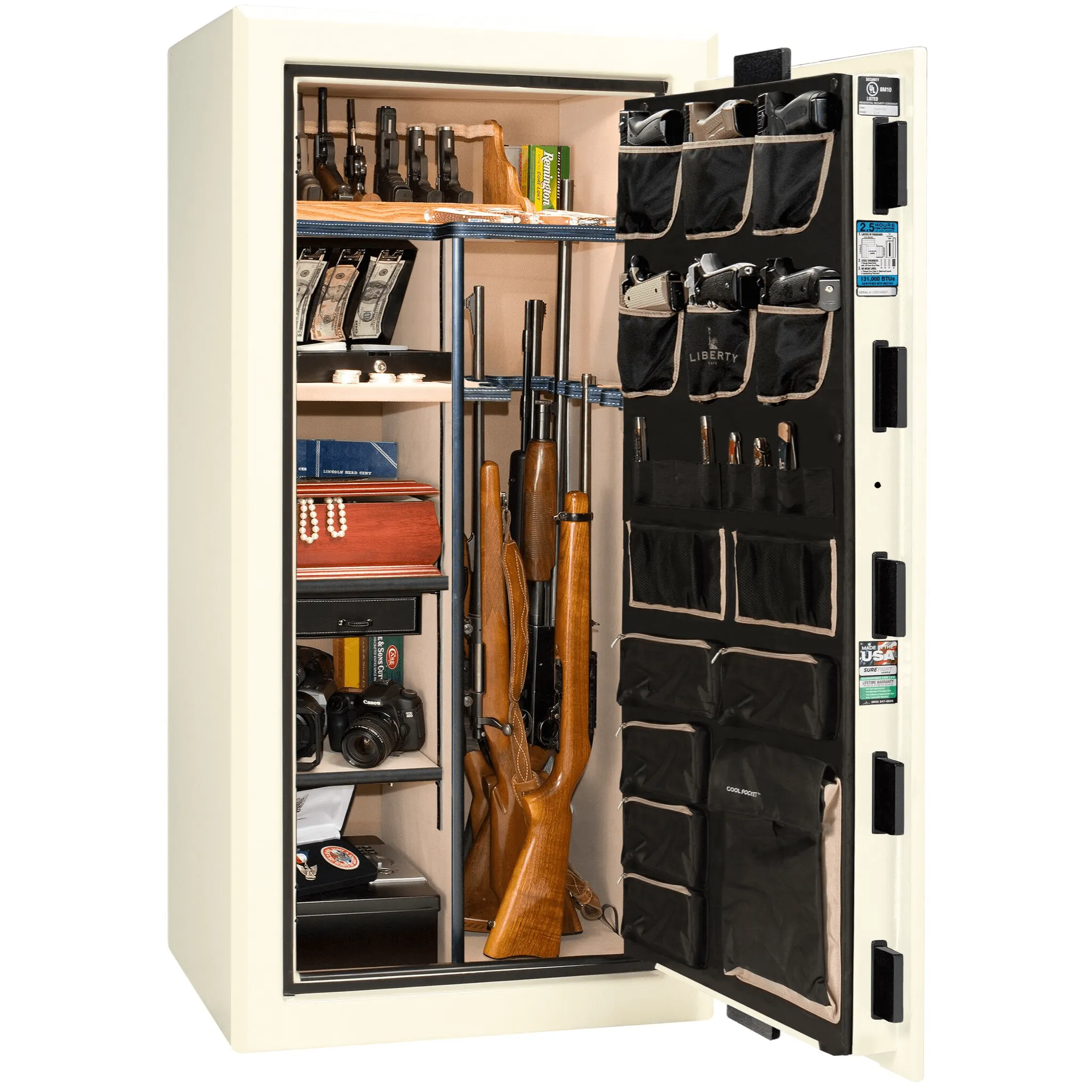 Liberty Presidential 25 Gun Safe with Mechanical Lock