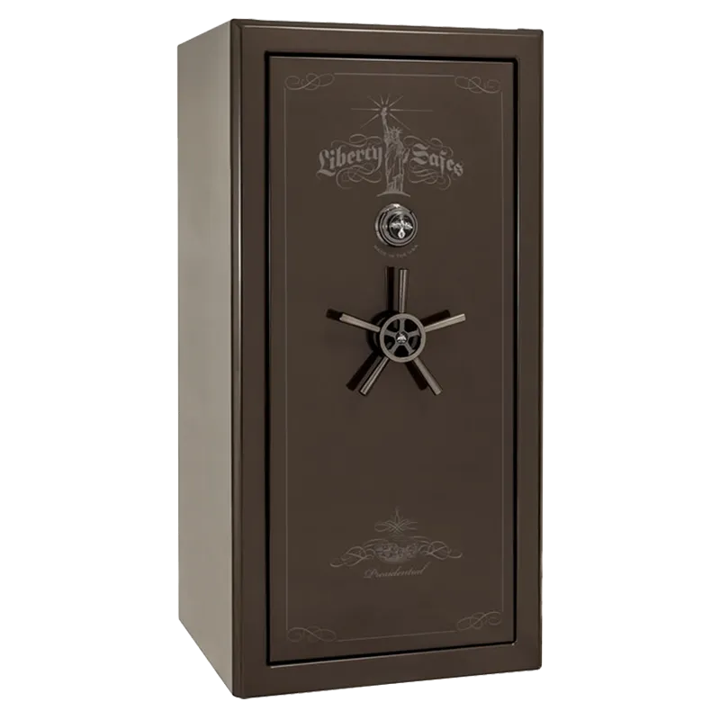 Liberty Presidential 25 Gun Safe with Mechanical Lock