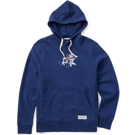Life is Good Men's Vintage Jake Adirondack Simply True Fleece Hoodie
