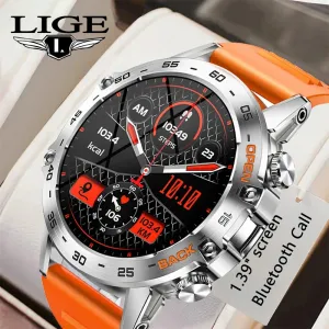 LIGE 1.39" Bluetooth Smart Watch for Men - Fitness & Health Tracker