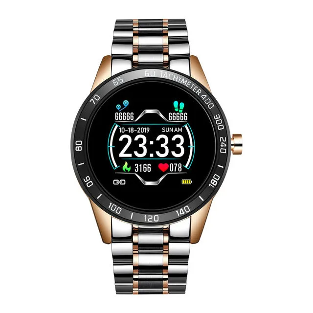 LIGE New Smart Watch Men Heart Rate Blood Pressure Monitoring Information Reminds Sport Waterproof Smartwatch For Android IOS