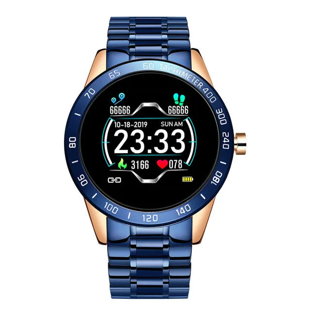 LIGE New Smart Watch Men Heart Rate Blood Pressure Monitoring Information Reminds Sport Waterproof Smartwatch For Android IOS
