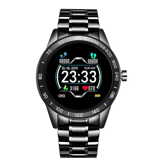 LIGE New Smart Watch Men Heart Rate Blood Pressure Monitoring Information Reminds Sport Waterproof Smartwatch For Android IOS