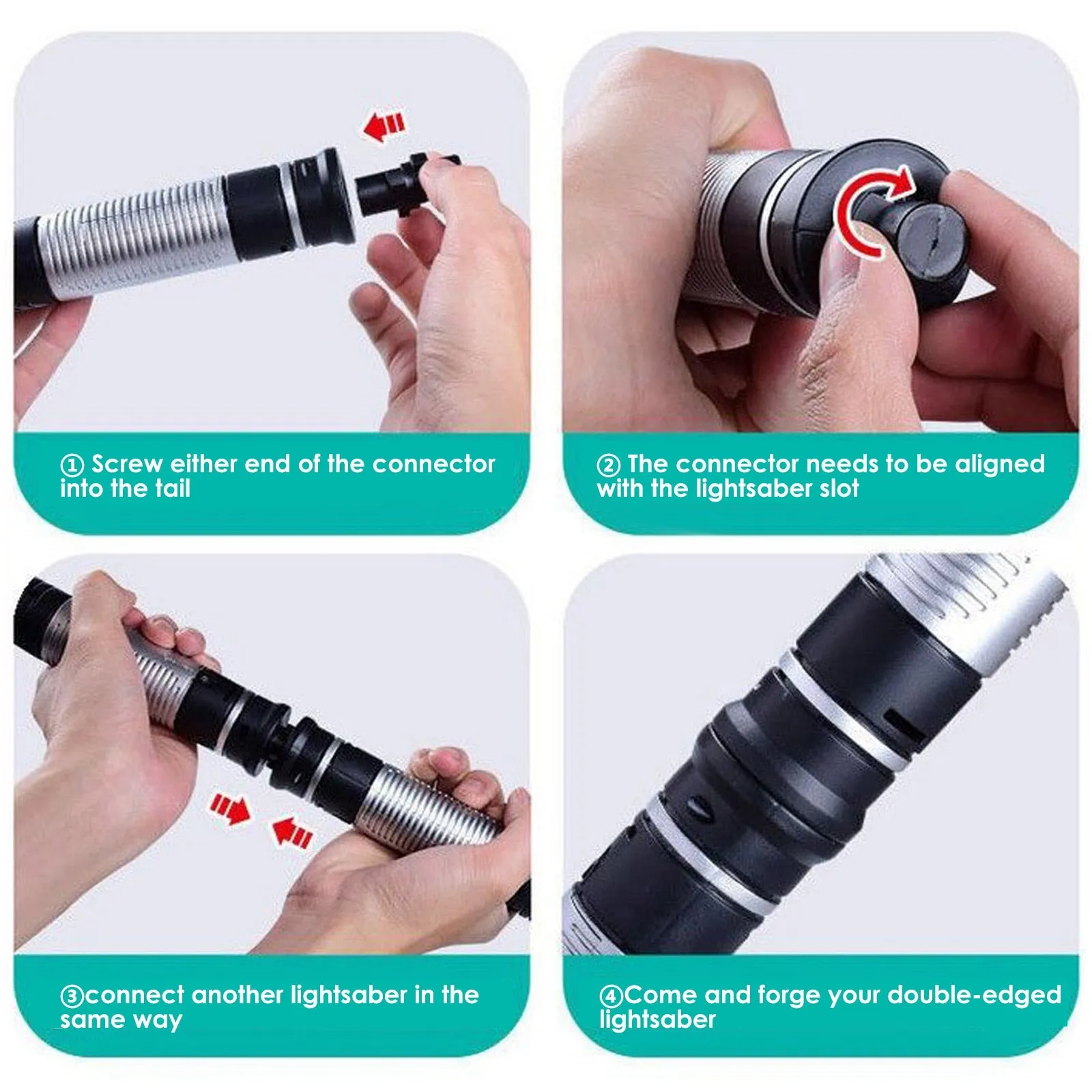 Lightsaber Toy for Kids LED Light Sword with Sound Effects and Changing Colors