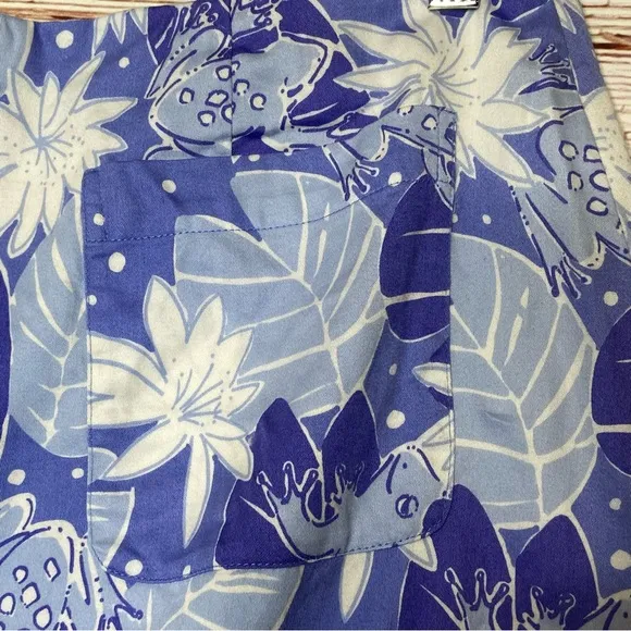 Lilly Pulitzer Vintage White Label Print Skirt Sz 10