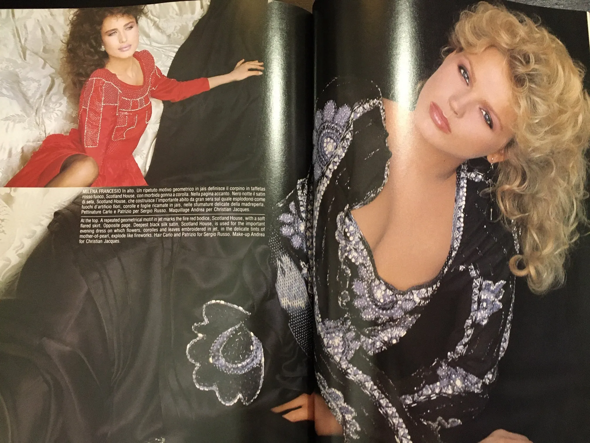 LINEA ITALIANA Magazine September 1981 PAULINA PORIZKOVA Andie Macdowell LESLIE WINER