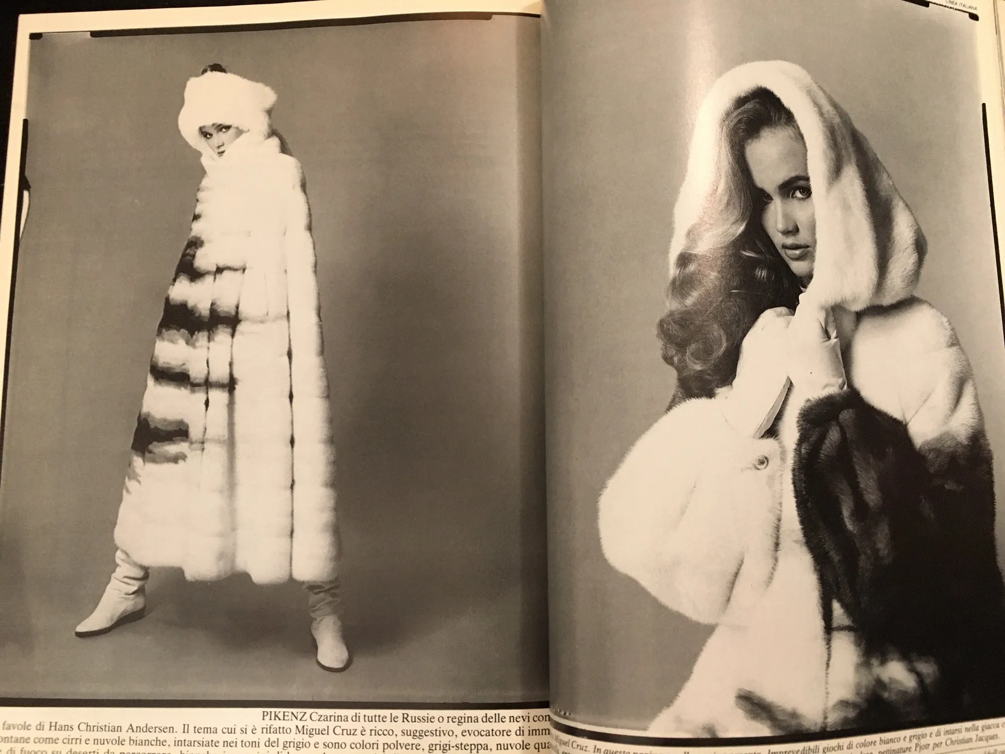 LINEA ITALIANA Magazine September 1981 PAULINA PORIZKOVA Andie Macdowell LESLIE WINER