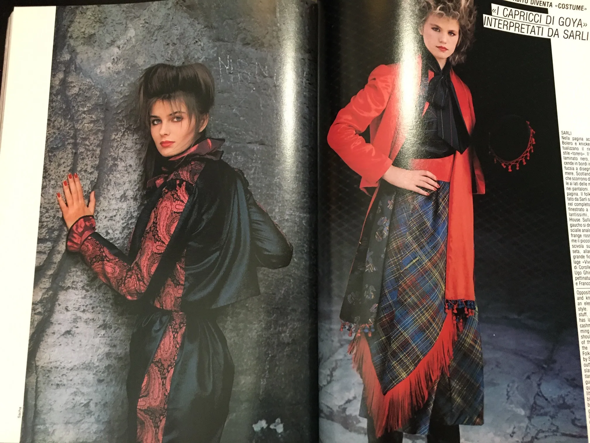 LINEA ITALIANA Magazine September 1981 PAULINA PORIZKOVA Andie Macdowell LESLIE WINER