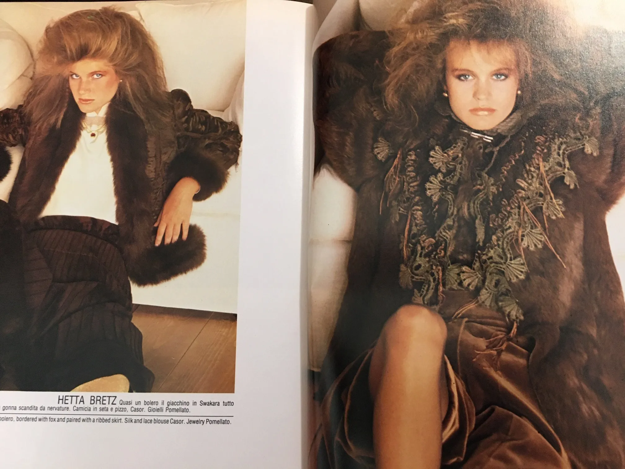 LINEA ITALIANA Magazine September 1981 PAULINA PORIZKOVA Andie Macdowell LESLIE WINER
