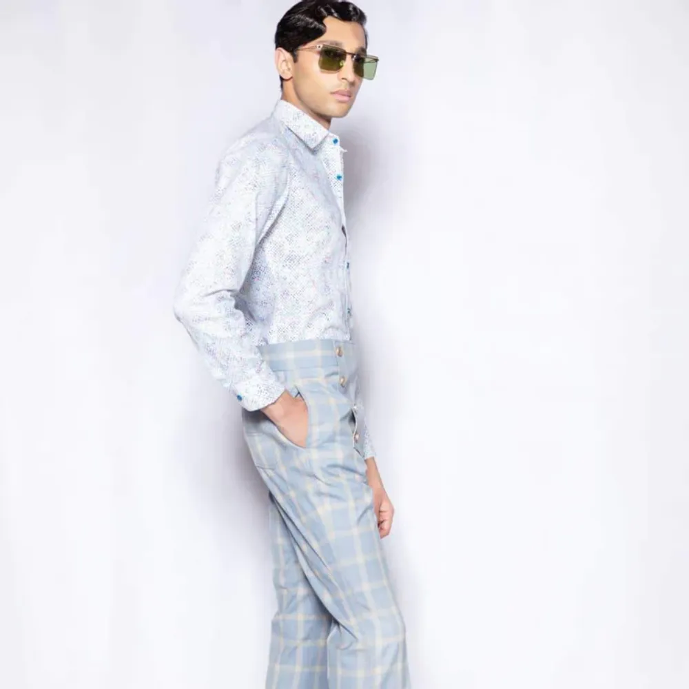 Linen Dotted Shirt
