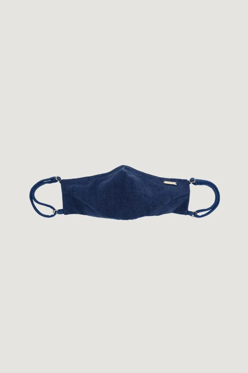 Linen Face Mask | Indigo