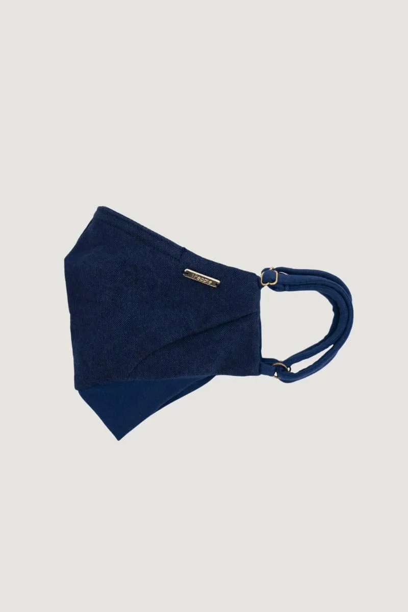 Linen Face Mask | Indigo
