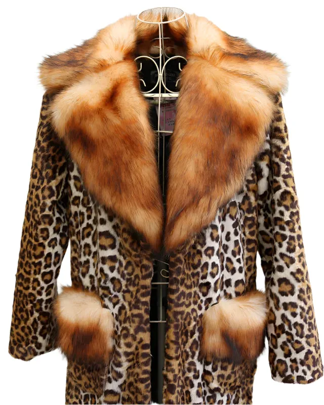Liora™ | Luxe Leopard Windbreaker